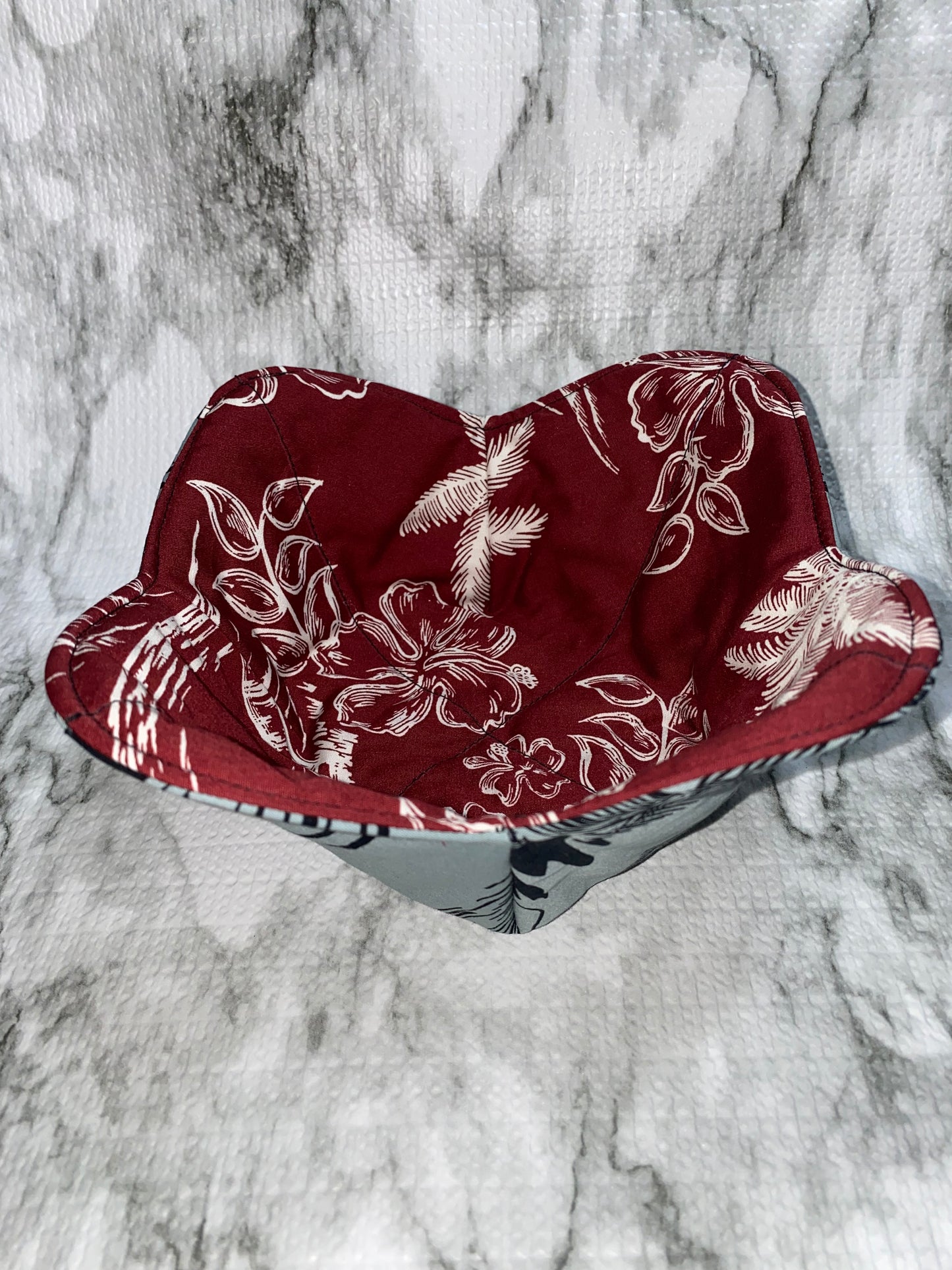 Hibiscus w/ coconut tree Bowl Cozy