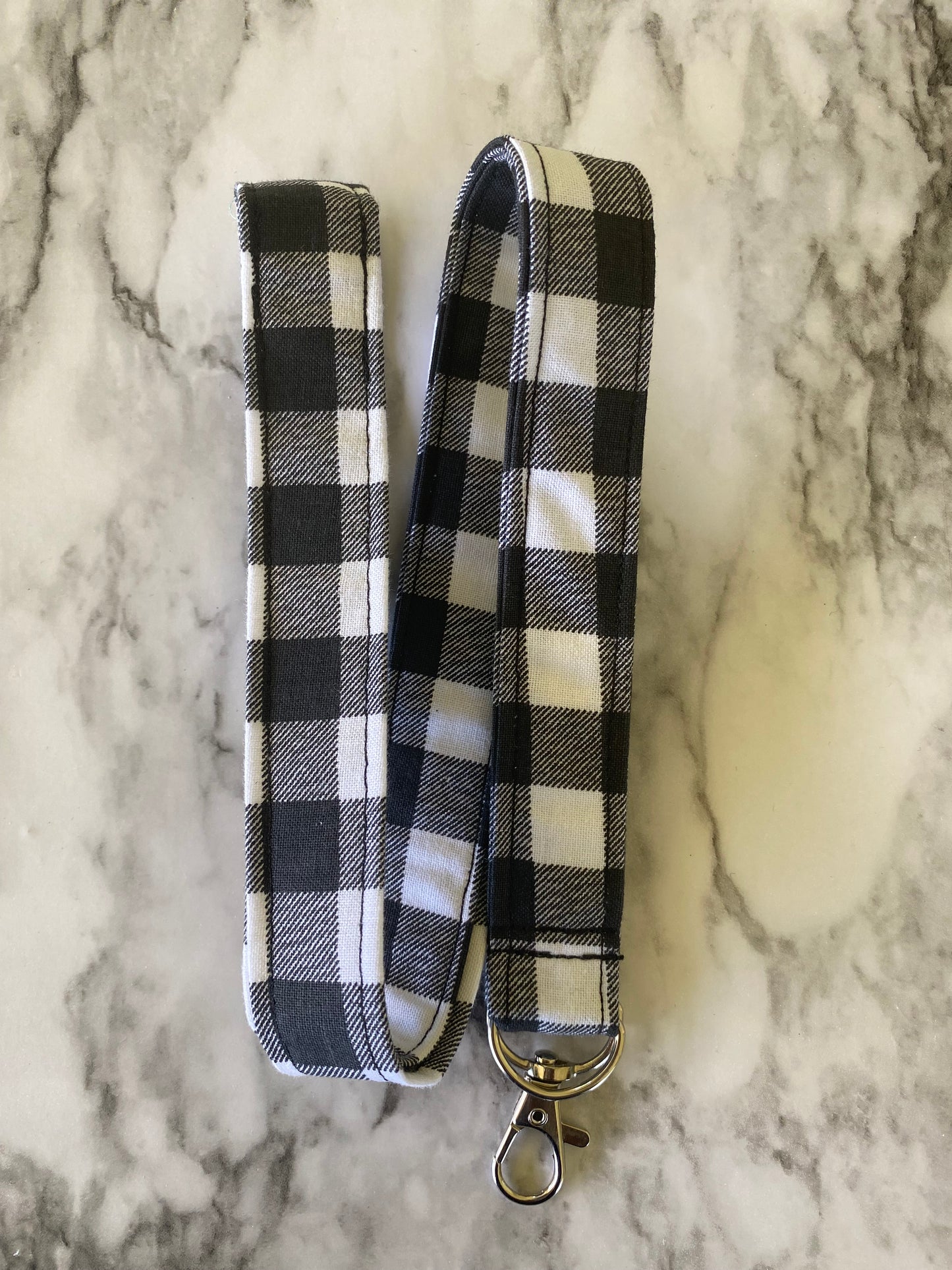 Checker Lanyard