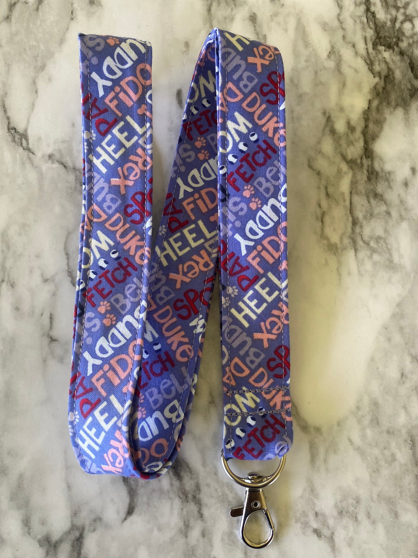 Dog Names Lanyard