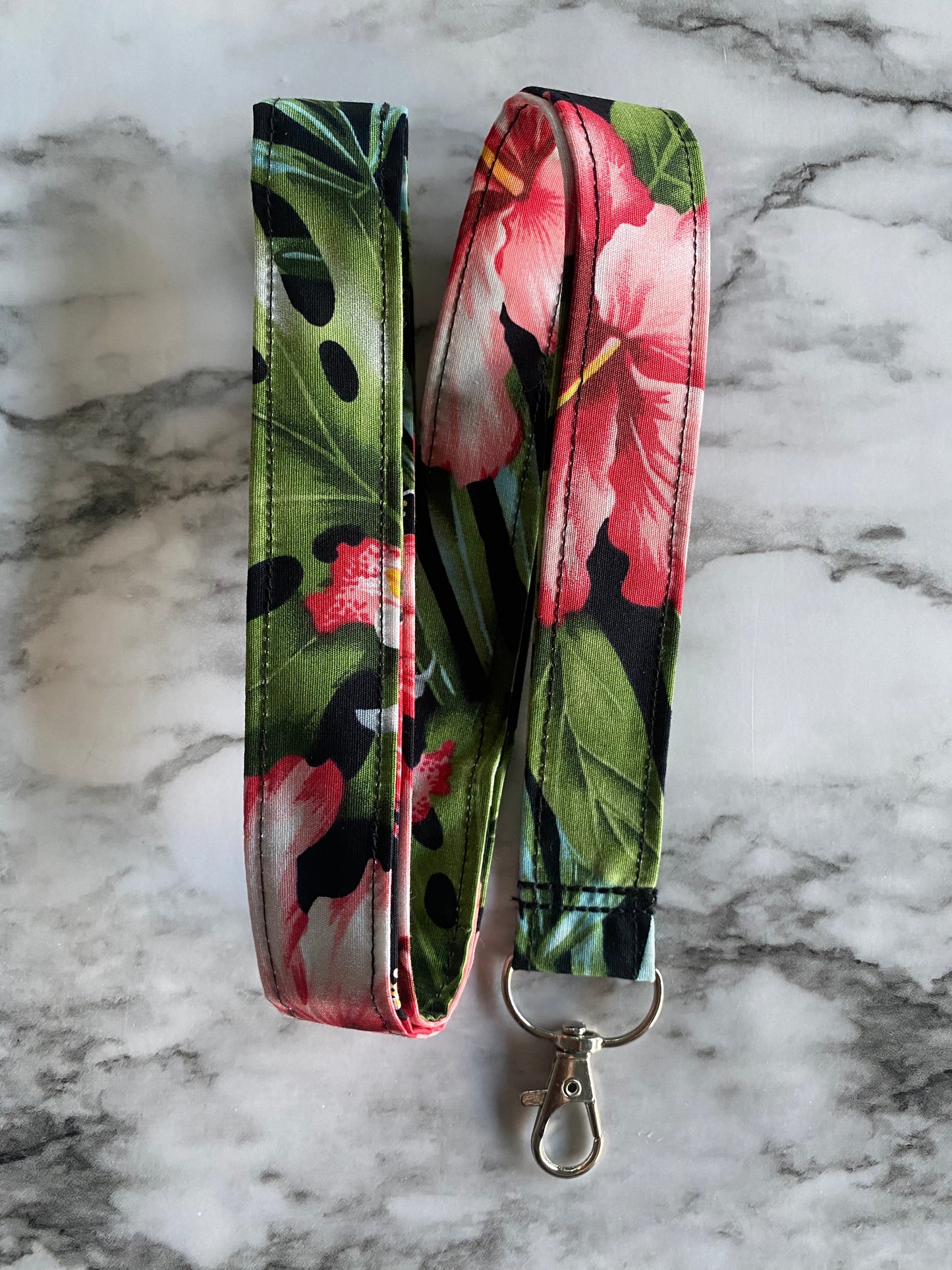 Hibiscus Lanyard