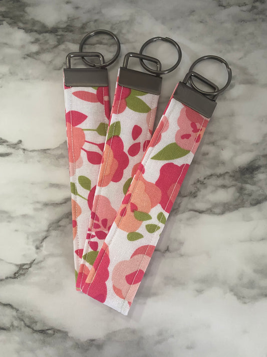 Spring floral Keyfob Wristlet