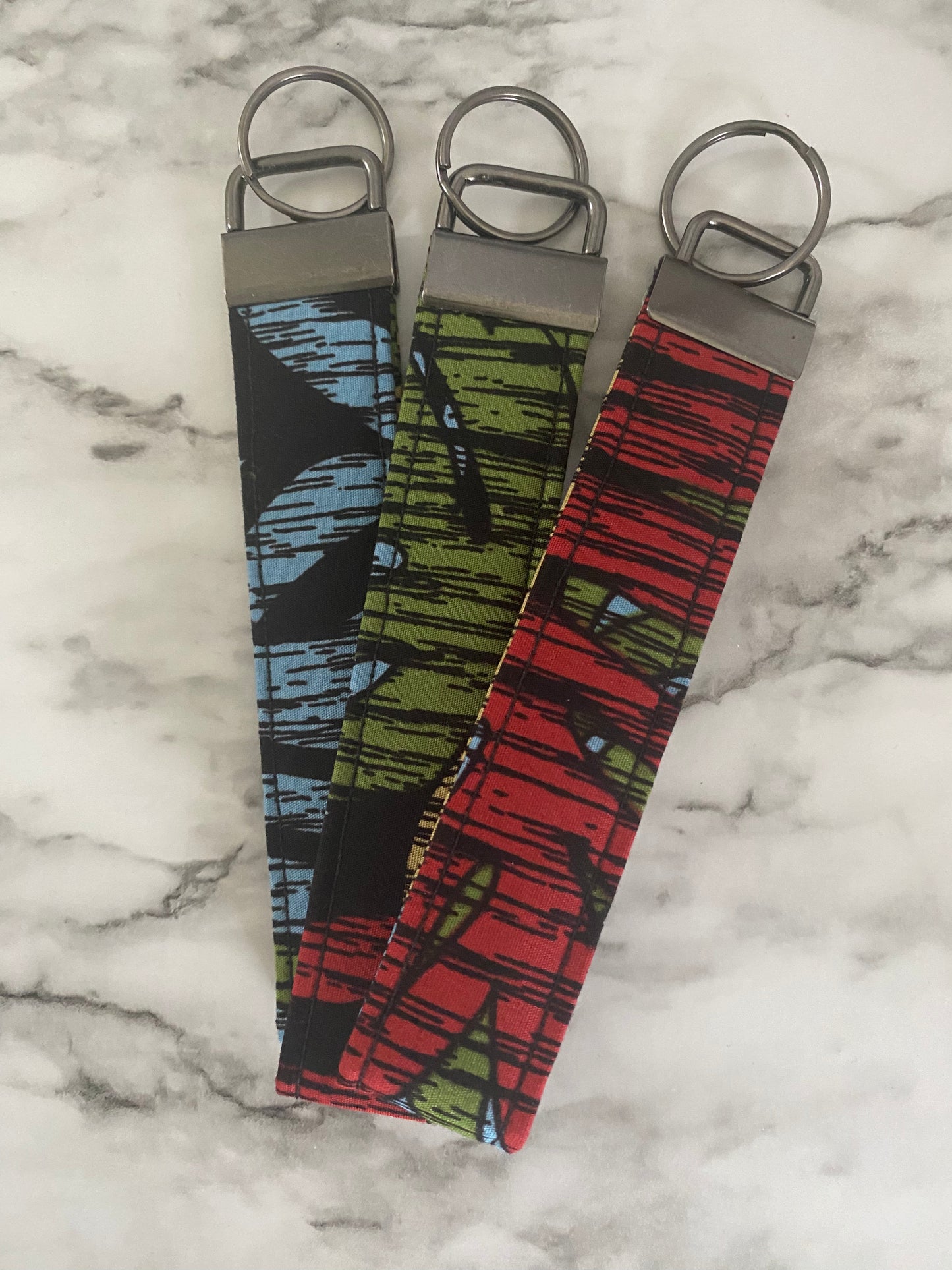 Multicolor Keyfob Wristlet